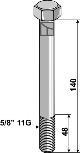 Skrue 5/8'' 11G
