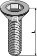 Umbracobolt M10x1,5x25 - 8.8 u. møtrik