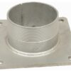 Flange Kvadratisk m/gevind 4'' BSPT (100mm) (galvaniseret)