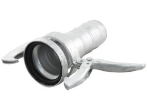 103151_pic1 Kobling m/slangestuds og lukkebeslag - Hun 4'' (108mm) x4'' (102mm) (galvaniseret)