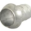 Kobling m/slangestuds og lukkebeslag - Han 4'' (108mm) x4'' (102mm) (galvaniseret)
