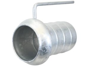 103183_pic1 Kobling m/slangestuds og håndtag - Han 6'' (159mm) x6'' (150mm) (galvaniseret)