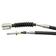 Kabel PTO Kobling - Længde: 660mm, Udvendig kabellængde mm: 427mm.