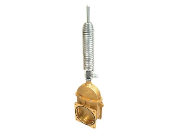 Skydeventil med Oliedæmper (m/fjeder) (flange/flange) - HD 6''