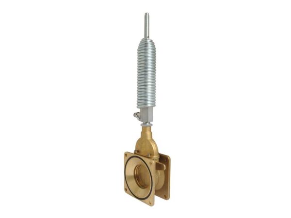 Skydeventil med Oliedæmper (m/fjeder) (flange/flange) 4''