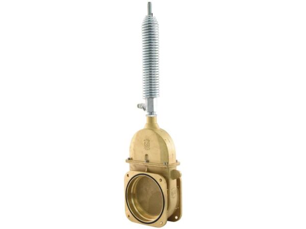 Skydeventil med Oliedæmper (m/fjeder) (flange/flange) 8''