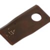 Kniv - Snoet, skarpe topkanter, parallel - 94 x 48x4mm - Hul Ø19mm - Højre - Passer til BCS Passer til: 580311927