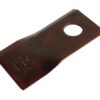 Kniv - Snoet, skarpe nederste kanter, parallel - 105 x 48x4mm - Hul Ø19mm - Venstre - Passer til Claas Passer til: 9492421