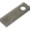 Kniv - Flad, skarpe topkanter - 114 x 50x4mm - Hul Ø19mm - Højre/Venstre - Passer til JF, Stoll Passer til: 13800027