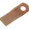 Kniv - Snoet, skarpe topkanter, parallel - 129 x 48x4mm - Hul Ø21mm - Højre - Passer til Marangon, Agram Passer til: MER129