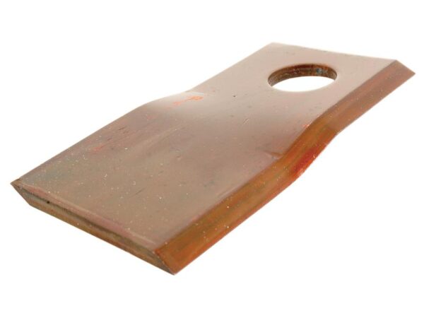 Kniv - Snoet, skarpe topkanter, parallel - 109 x 47x4mm - Hul Ø19mm - Venstre - Passer til Vicon, JF, Stoll, Pottinger Passer til: 13800031