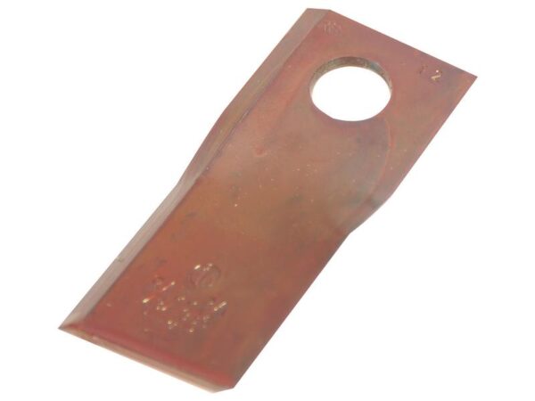 Kniv - Snoet, skarpe topkanter, parallel - 109 x 47x4mm - Hul Ø19mm - Højre - Passer til Vicon, JF, Stoll, Pottinger Passer til: 13800032