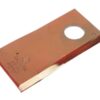 Kniv - Snoet, skarpe topkanter, parallel - 98 x 48x4mm - Hul Ø19mm - Venstre - Passer til SIP Passer til: 153171311