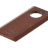 Kniv - A - 96 x 40x4mm - Hul Ø19mm - Højre/Venstre - Passer til Claas, Fella Passer til: 9492400