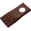 Kniv - Snoet, skarpe topkanter, parallel - 90 x 40x3mm - Hul Ø19mm - Venstre - Passer til Welger Passer til: 0982150800