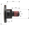 Knivboltsæt- M10x28mm - Passer til Kuhn Passer til: 56132200