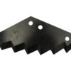 Kniv Fodervogn 385mm x 160mm x 8mm Passer til Kuhn Passer til: A5302190