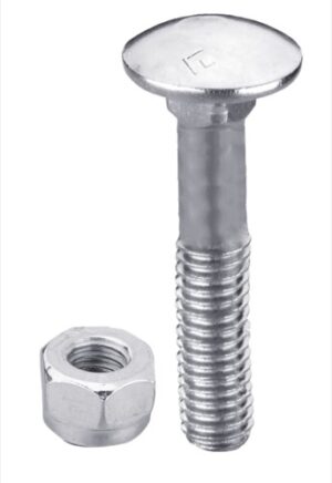 Bolt M10x1,5x70 m. møtrik - galvaniseret