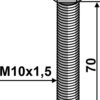 Bolt M10x1,5x70 u. møtrik