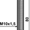 Bolt M10x1,5x80 u. møtrik