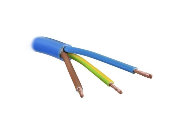 Kabel 3x1.5mm² (1m) Blå