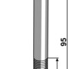 Bolt M10x1,5x95 u. møtrik