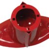 Knivskive-/tallerken med tromle - Længde: 390mm, Dybde: 235mm, Hulafstand: 112, 135 & 340mm, Passer til Kuhn, John Deere. Passer til: 56812700