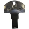 Slæbesko - Længde:406mm, Bredde:302mm, Dybde:37.5mm - Passer til Kuhn, John Deere Passer til: 56809300