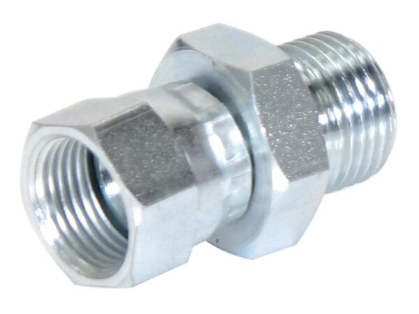Hydraulikadapter 1/2'' BSP Han x 3/4'' JIC Drejelig hun