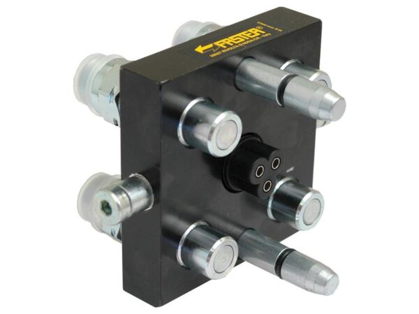 Faster Multikobling - 4 Porte 3/8'' Krop tommer x M22 x 1.50 Millimeter Han (Mobile Part) med 1 x Electric Clutch 3-pin