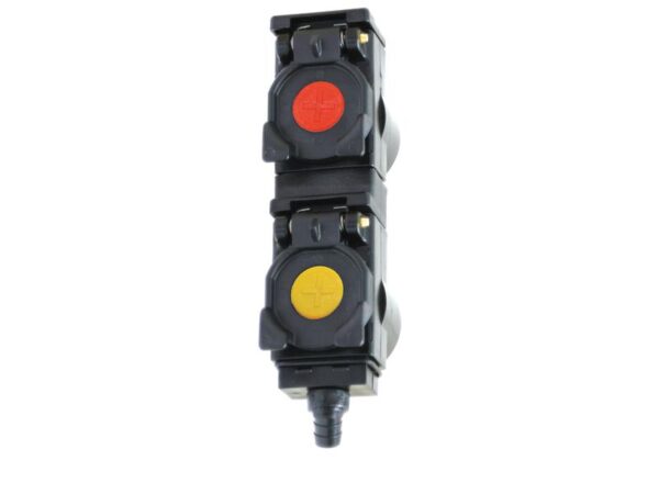 Olieopsamlingssystem Double unit 55mm spacing, with Yellow and Red Clips