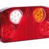 LED Baglygte, Funktion: 6, Brems / Bag / Blink / Tåge / Bak / Nummerplade, Højre, 12-24V