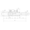 Liftregulering (hydraulisk) m/slanger (Leveres med: Slanger) - Gaffel Hul Ø 19mm - Gaffel Hul Ø 18mm - Min. længde: 370mm, Cylinderdiameter: 63mm.