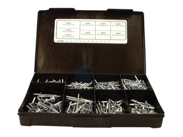 Popnitte 3.2 - 4.8 x 8 - 24mm (295 stk.) Handipak