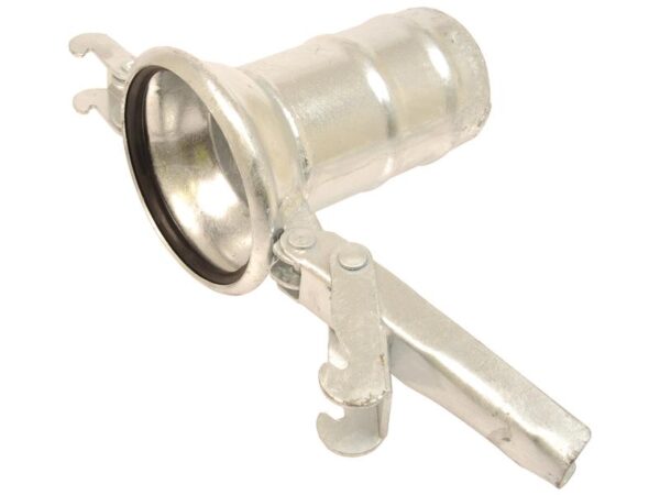 Kobling m/slangestuds og lukkebeslag - Hun 4'' (100mm) x4'' (100mm) (galvaniseret)
