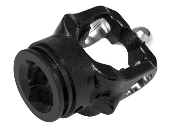 PTO Gaffel (vidvinkel)(profilrør) (Krydsmål: 27 x 75 & 24 x 91mm) Rør: Citron, Størrelse: 49 x 39.5 x 4.8mm, Ref: 1bGA.