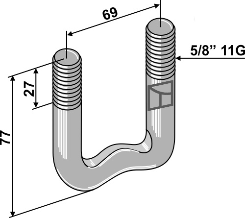 Spændebøjle 5/8'' 11G