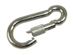 Karbinhage m/lås, Krog Ø mm9mm x 90mm
