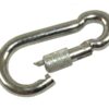 Karbinhage m/lås, Krog Ø mm10mm x 100mm