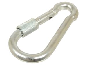 Karbinhage m/lås, Krog Ø mm11mm x 120mm