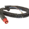Spiral cable rotor flashing