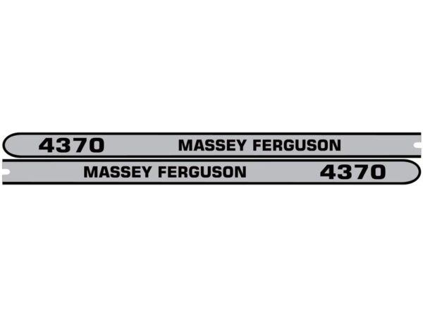 Emblemsæt - Massey Ferguson 4370