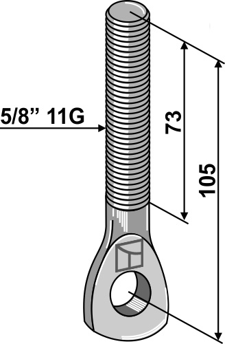 Øje bolt 5/8'' 11G