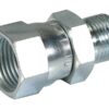 Hydraulikadapter 3/8'' BSP Han x 3/4'' JIC Drejelig hun