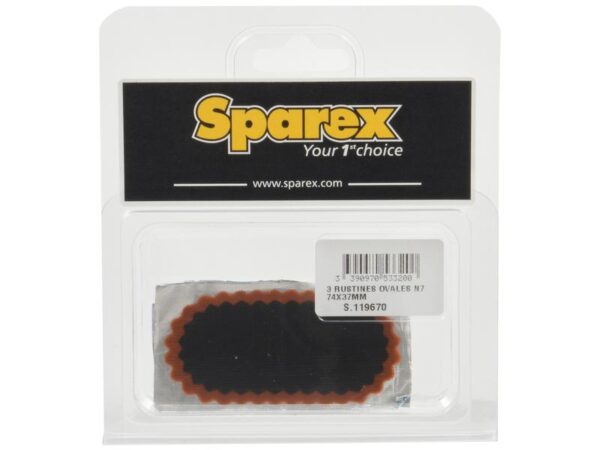 Slangelapper oval (Gr. 7) 74 x 37mm (Agripak 3 stk.)