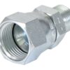 Hydraulikadapter 3/8'' BSP Han x 7/8'' JIC Drejelig hun