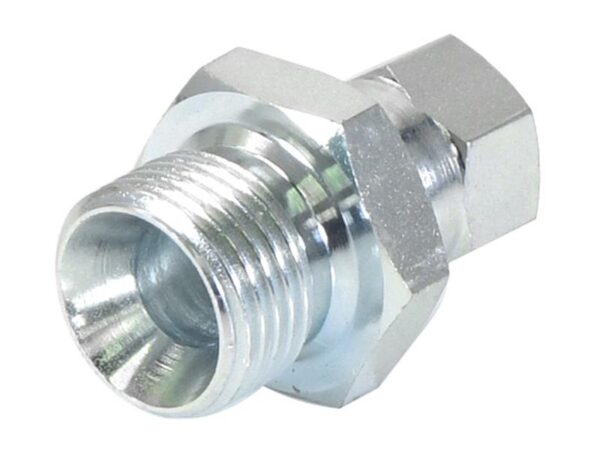 Hydraulikadapter 1/2'' BSP Han x 9/16'' JIC Drejelig hun