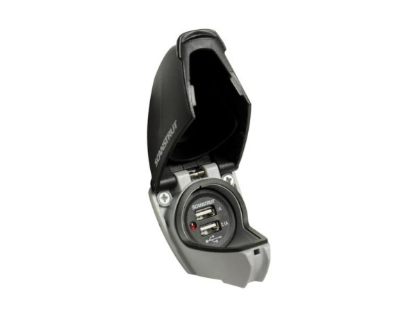 ROKK™ Mini USB Ladestik (dobbelt/vandtæt) 12/24V