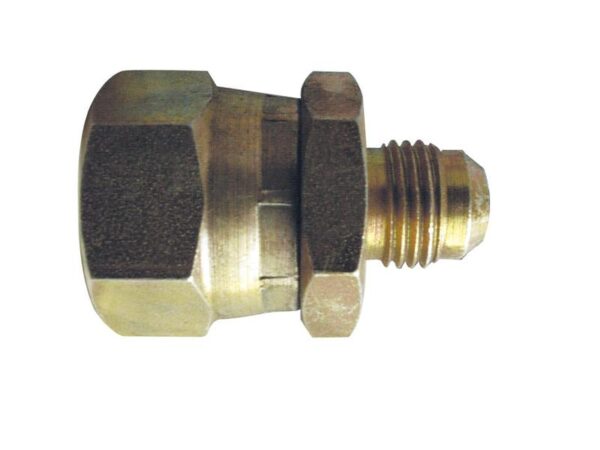 Hydraulikadapter 9/16'' JIC Han x 1/2'' BSP Drejelig hun