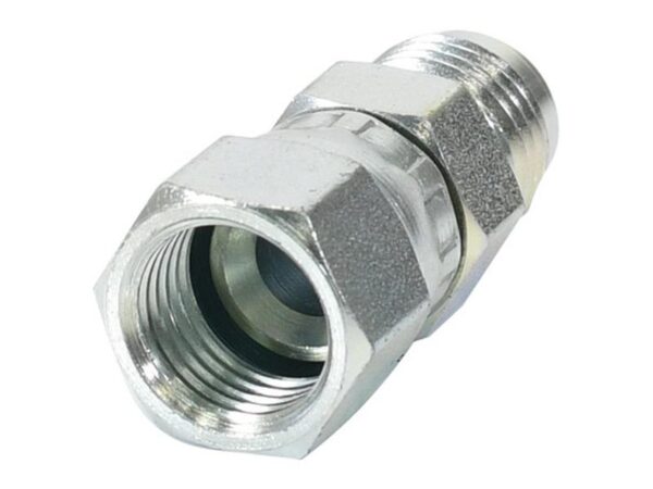 Hydraulikadapter 9/16'' JIC Han x 9/16'' JIC Drejelig hun
